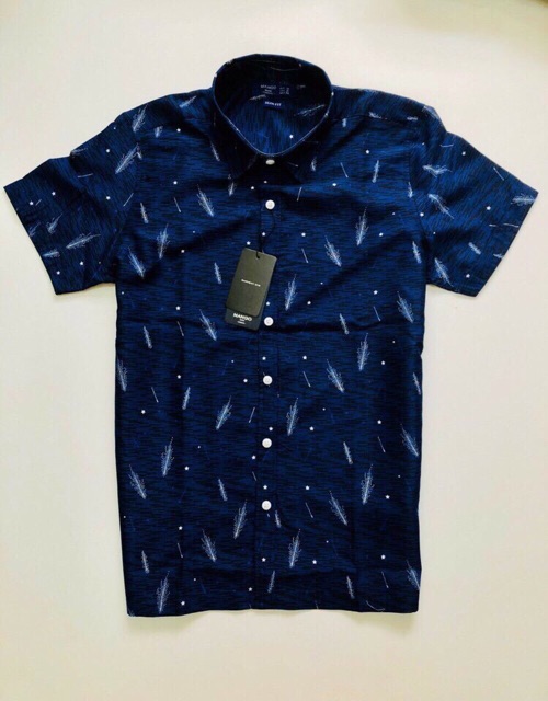 Áo Sơmi Nam Tay Ngắn Hoạ Tiết | BigBuy360 - bigbuy360.vn