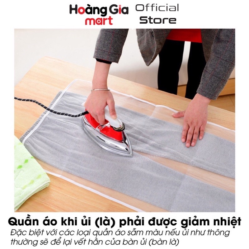 Tấm lưới lót bàn là ủi bảo vệ quần áo không bị cháy không vết hằn kích thước 40x60 cm