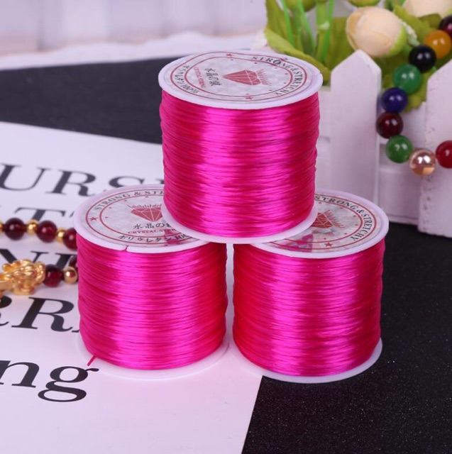 Cuộn Dây Cước Chun Tơ Xâu Vòng 60m