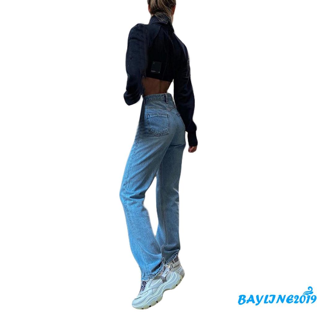 Áo Croptop Tay Dài Cổ Lọ Màu Sắc Trơn Thiết Kế Độc Đáo Thời Trang Quyến Rũ Cho Nữ