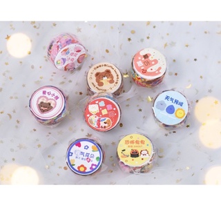 Cuộn 100 hình dán washi sticker đáng yêu 🔆