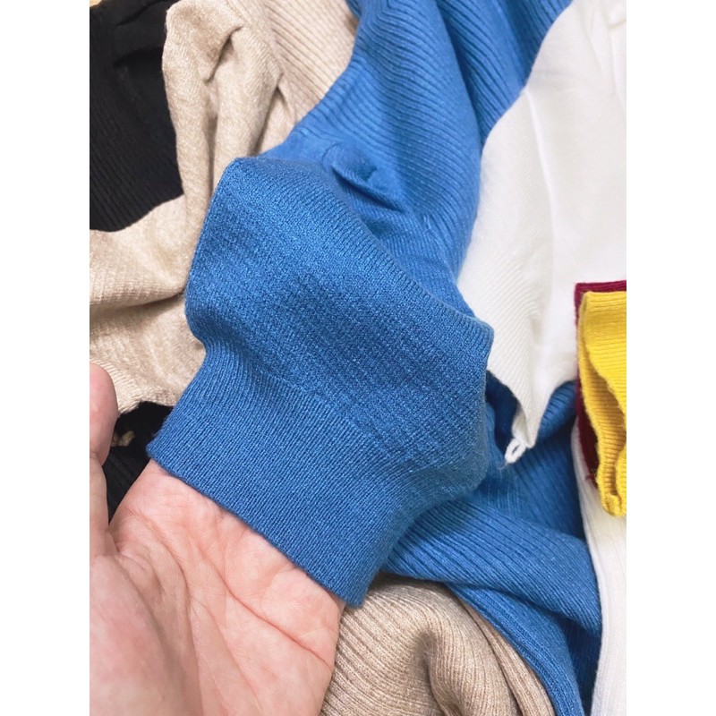 ÁO LEN CỘC TAY TRƠN TAY BỒNG ĐẸP 🤩 ÁO LEN NỮ TAY BỒNG LÔNG CỪU MỎNG | BigBuy360 - bigbuy360.vn