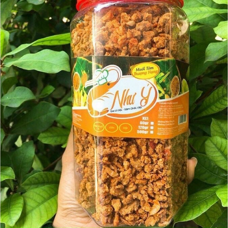 Muối Như Ý nguyên con tôm đặc sản Tây Ninh hũ 400g