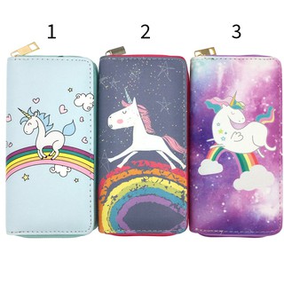 Bóp ví dài cartoon hoạ tiết hoạt hình kì lân tập chạy dễ thương cute - Banana Store