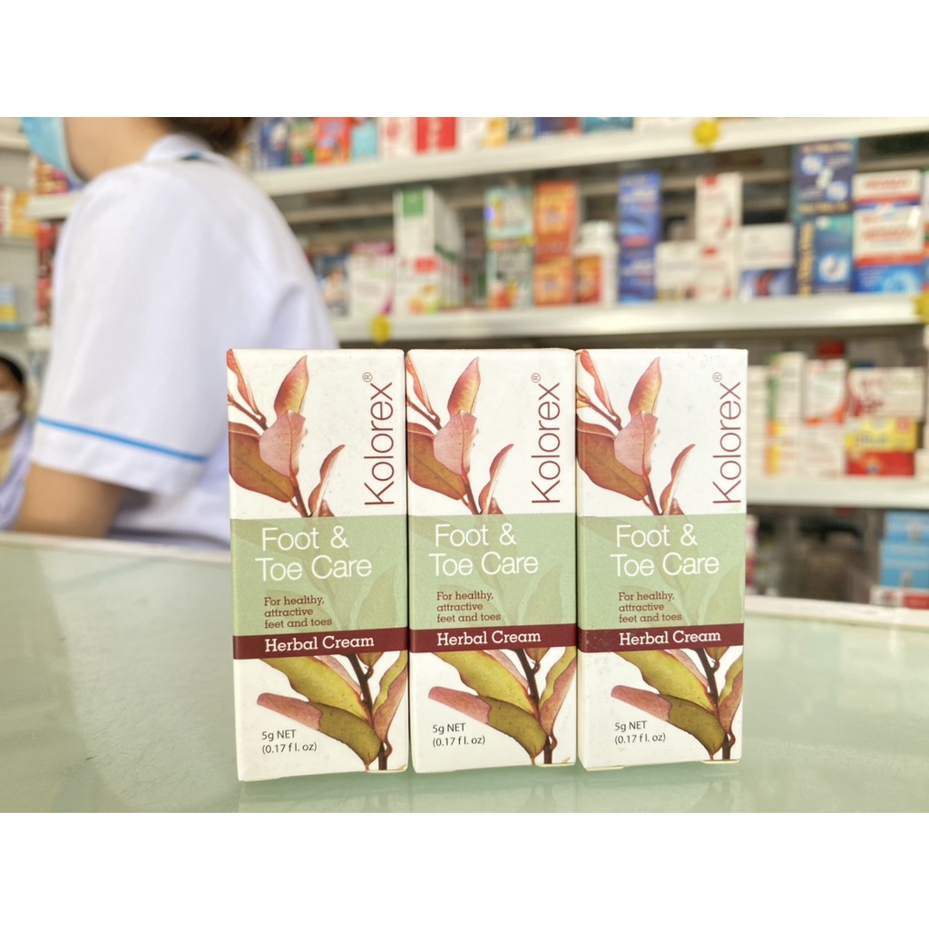 - Kem Thoa Nấm Candida Móng Tay, Chân Kolorex Foot & Toe Care Cream 5Gram