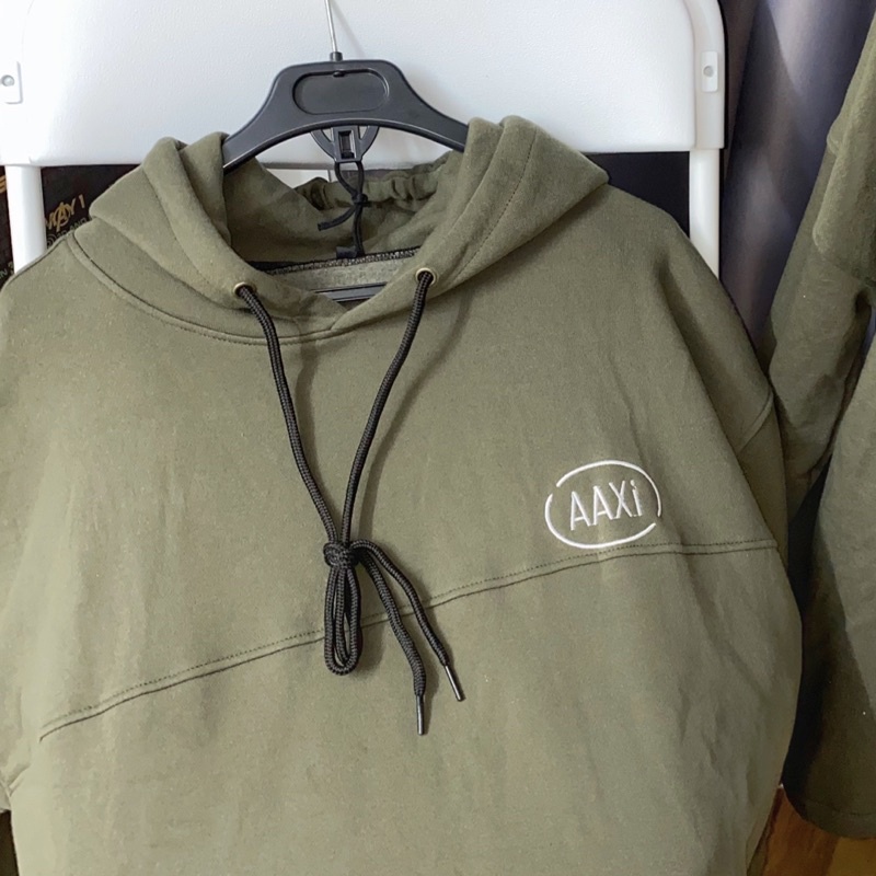 [sẵn] Áo Hoodie Dáng Rộng Xanh Rêu AAXI [nam nữ mặc ] | BigBuy360 - bigbuy360.vn