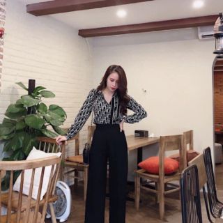 Quần ống suông rộng cao cấp