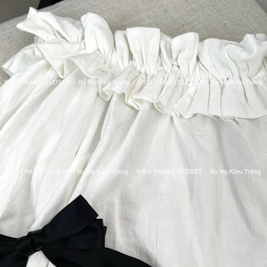 Váy Trắng Trễ Vai Tay Chun - Hàng Shop Cao Cấp - Đi Biển, Đi Chơi SIêu Xinh | WebRaoVat - webraovat.net.vn
