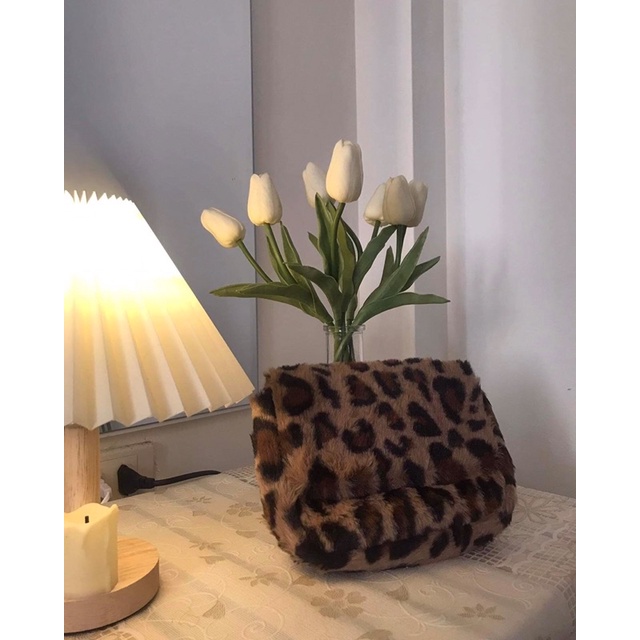 Túi da beo nâu (CÓ KÈM DÂY XÍCH)💕 Cho chị em đi cháy phố. TẤT CẢ LÀ ẢNH SHOP TỰ CHỤP