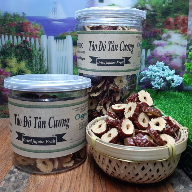 Táo Đỏ Thái Lát Sấy Khô Tân Cương Thượng Hạng