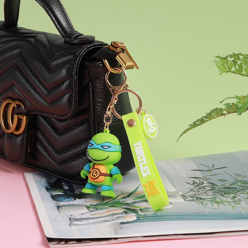 Móc Khóa Hình Ninja Rùa Hoạt Hình Nhật Bản Dễ Thương