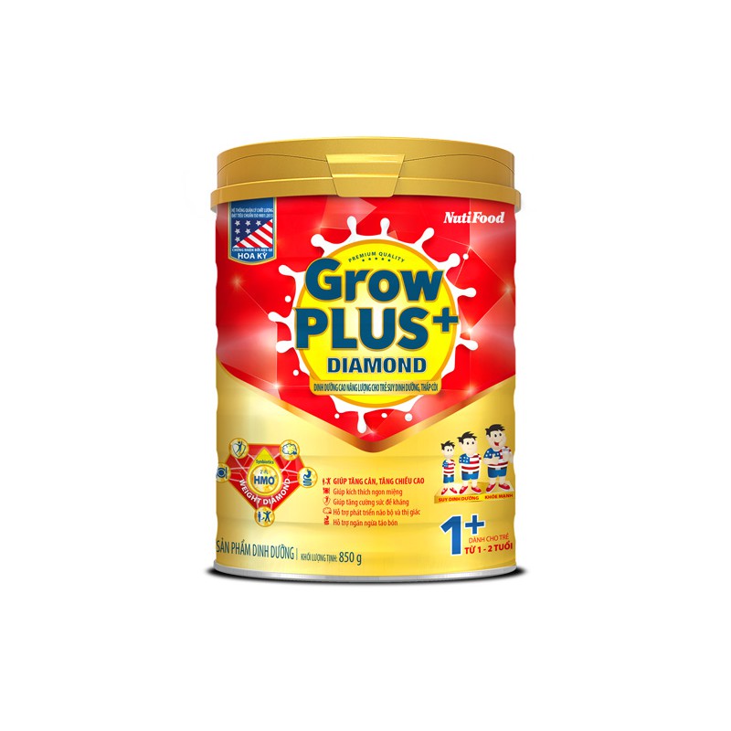 Sữa bột GROWPLUS+ DIAMOND 1+ 900G Nutifood