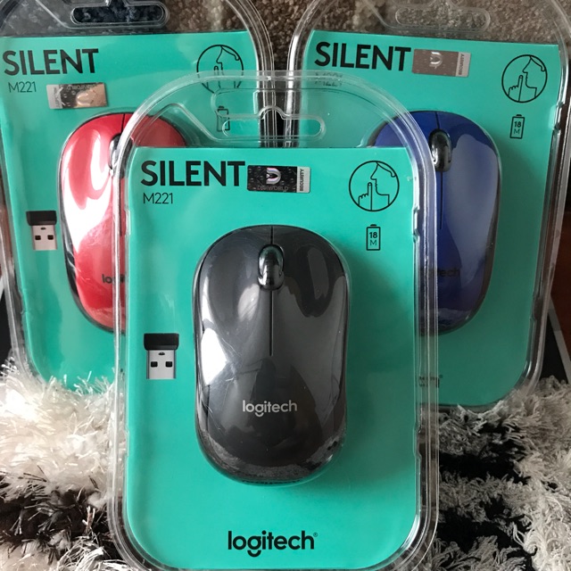 Chuột không dây Logitech M221 Chính Hãng