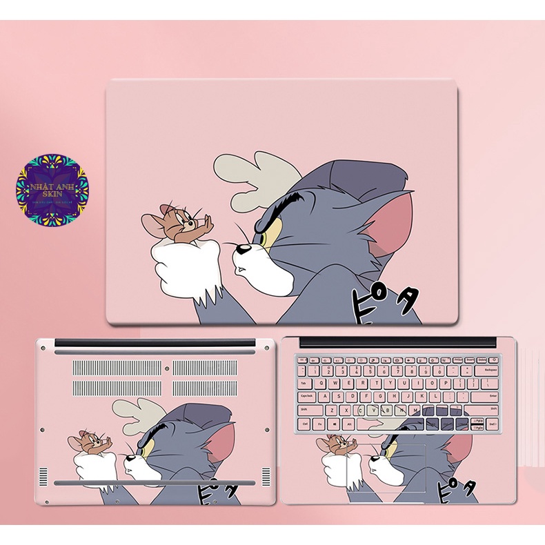 Combo Miếng Dán Laptop Decal Skin in theo yêu cầu cho Dell Asus HP Macbook Acer Thinkpad Lenovo Sony Vaio Decal 3M Nhập