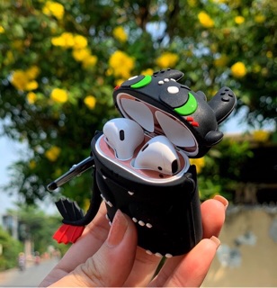 Case Airpod 1/2 răng sún (tặng kèm móc sắt)