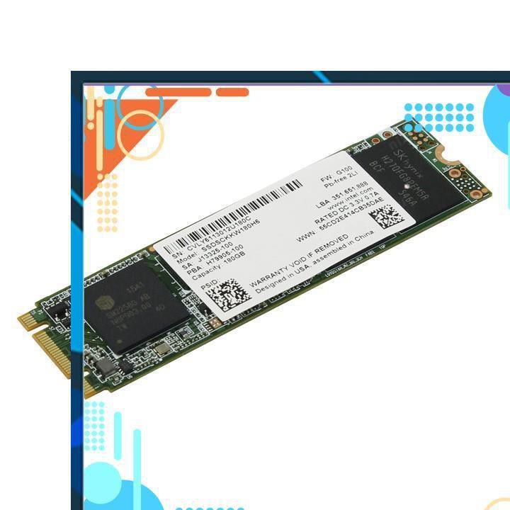 Ổ cứng SSD M.2 SATA Intel 540s 180GB, 545s 256GB - bảo hành 3 năm SD16 SD17