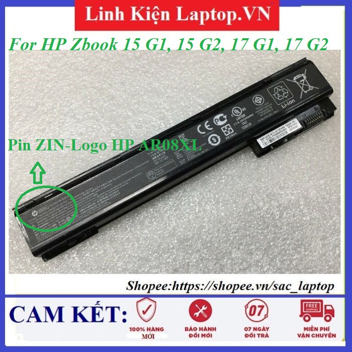 Pin Laptop HP ZBOOK 15 - Zbook 15 G1, 15 G2, 17 G1, 17 G2 AR08XL