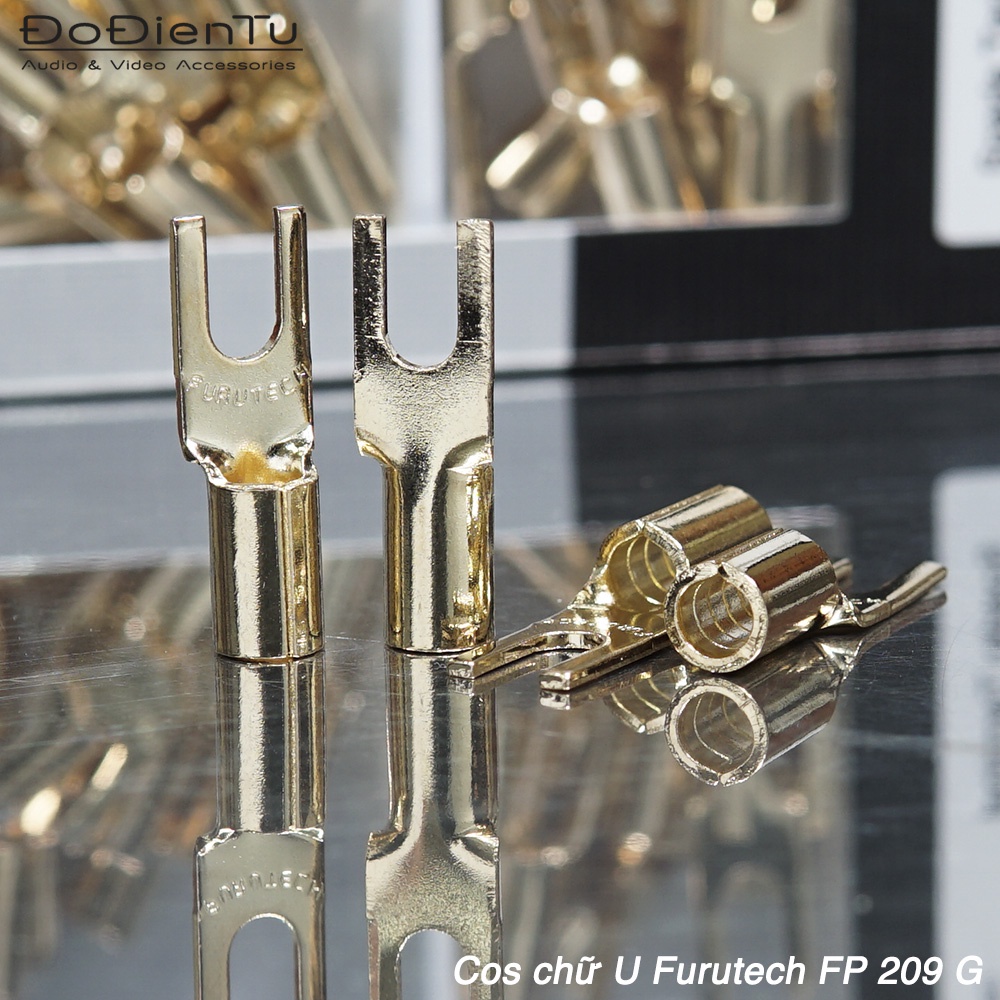 Đầu cos bấm chữ U Furutech FP 209 Gold | Phân Phối Chính Hãng