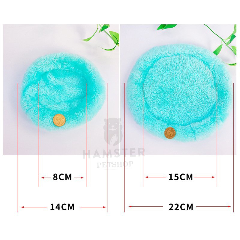 Đệm Ngủ Bông Mềm Ấm Cho Hamster , Nhím , Sóc