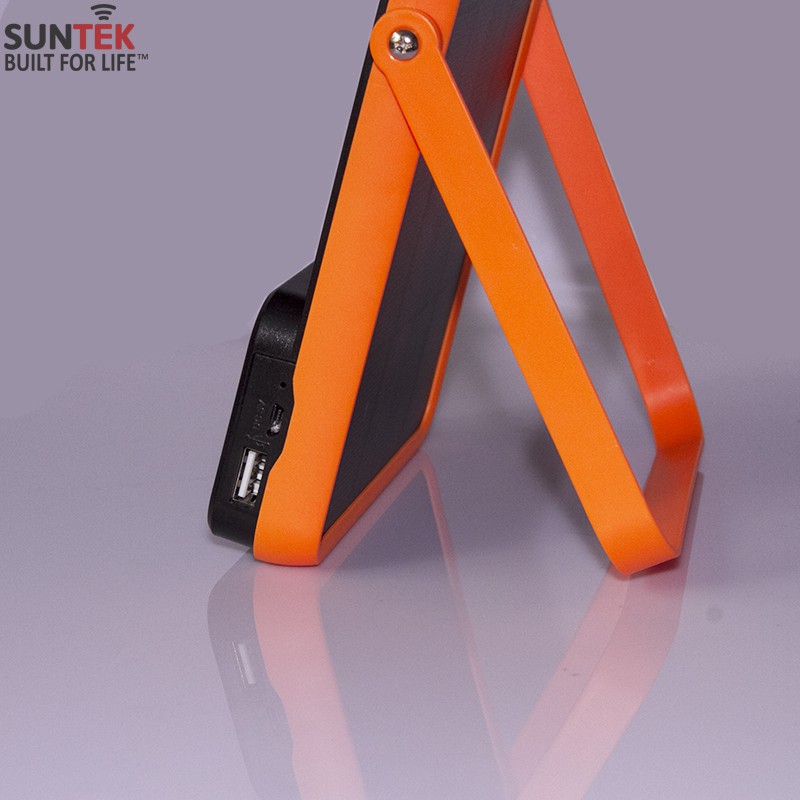 Đèn LED Tích Điện Năng Lượng Mặt Trời 2 trong 1 SUNTEK KM-7736T - Kiêm Sạc Dự Phòng 3000mAh - Bảo hành 1 năm