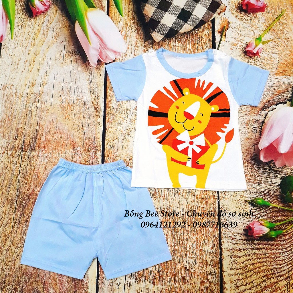 BỘ COTTON CỘC TAY HÈ CHO BÉ