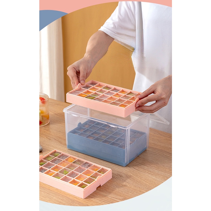 Khuôn Silicone Làm Đá Viên Tại Nhà Tiện Dụng