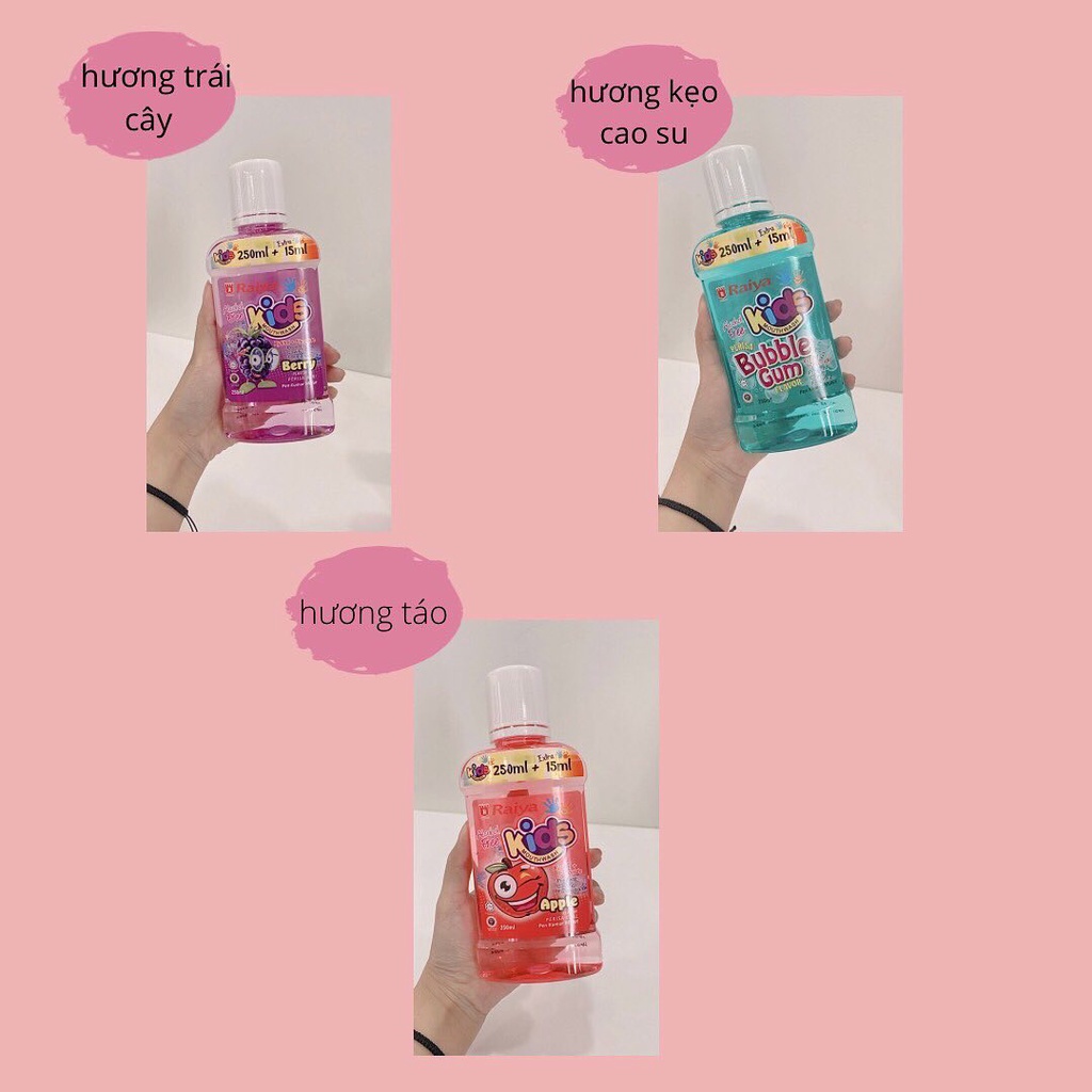 Nước súc miệng trẻ em cao cấp - RAIYA