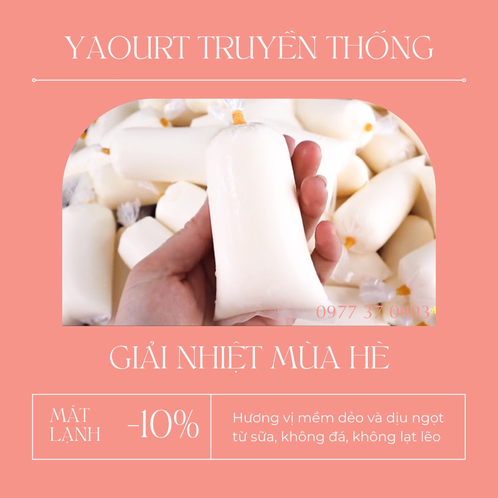 Yaourt (sữa chua bịch) nhà làm - 100% từ sữa bò tươi nguyên chất | WebRaoVat - webraovat.net.vn