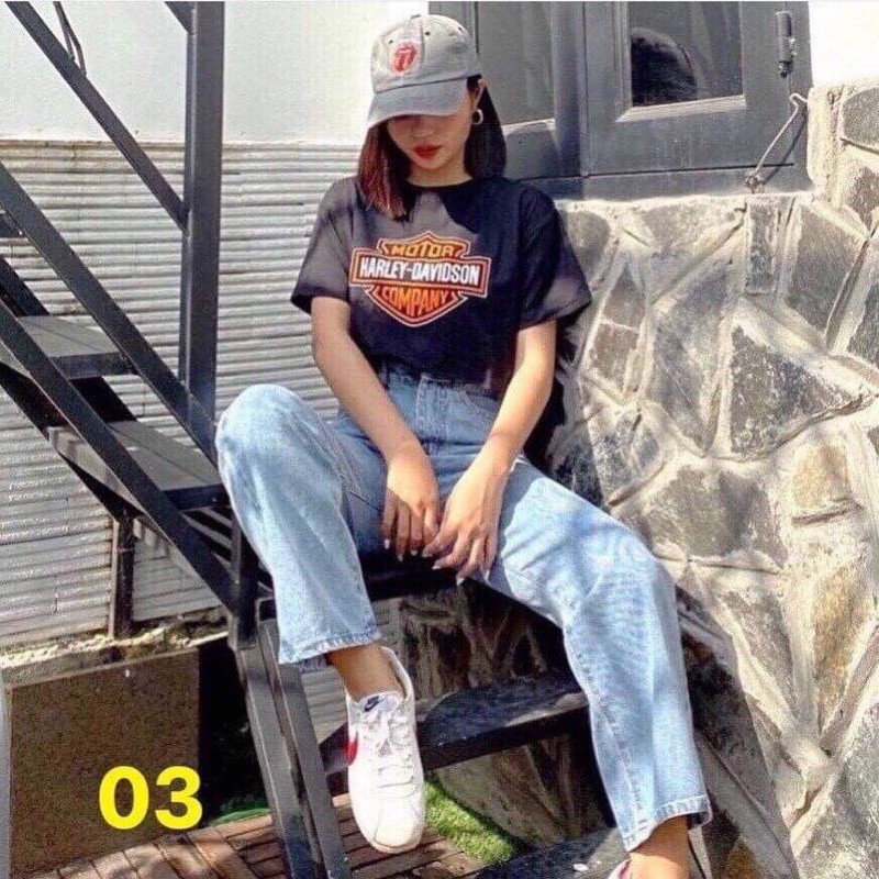 (SẴN) Áo croptop Harley ulzzang unisex ❤️