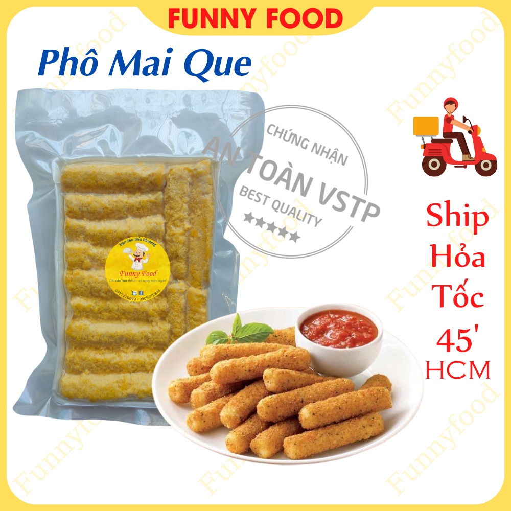 Phô Mai Que Kéo Sợi Mozzarella 13 Que - [Ship Hỏa Tốc HCM] - Funnyfood