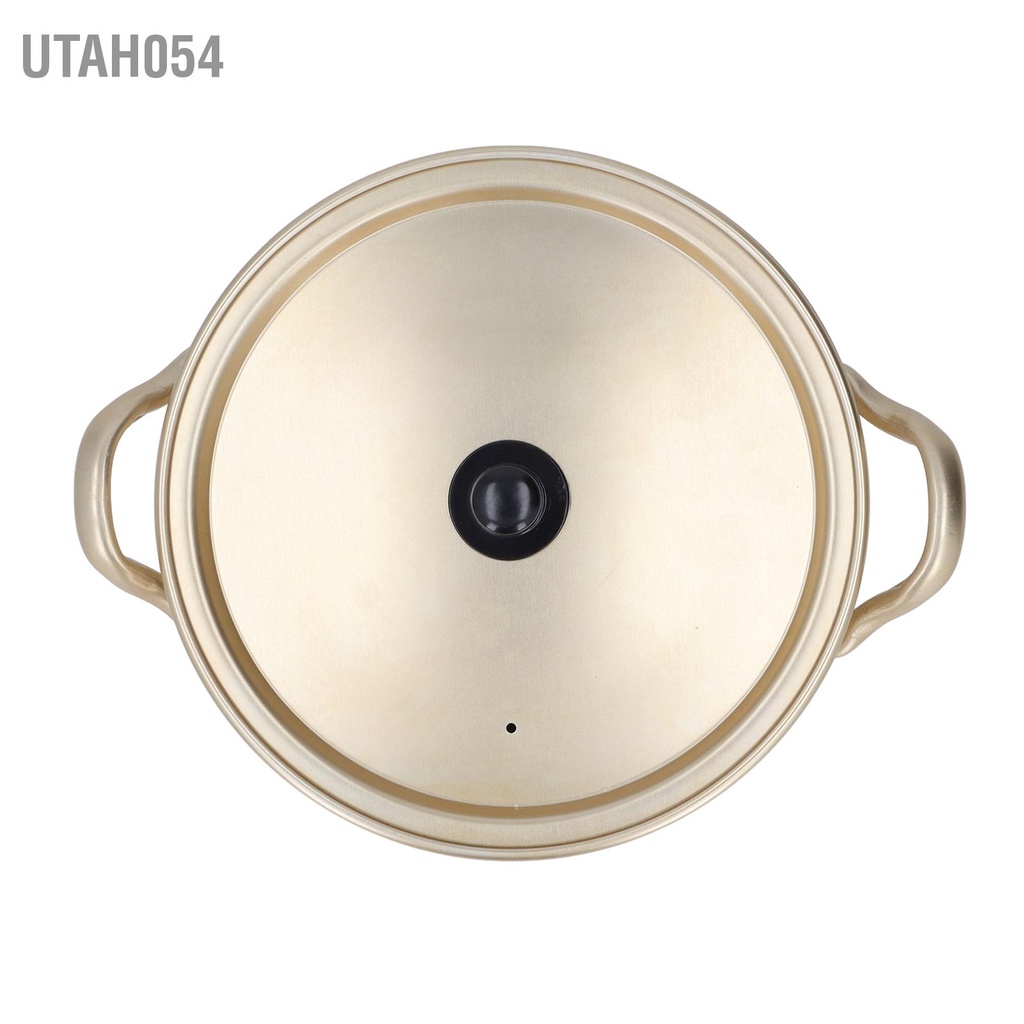 Utah054 Nồi mì Ramen Hàn Quốc Khả năng dẫn nhiệt tốt di động có thể xếp chồng lên nhau nắp đậy cho Đi bộ đường dài cắm trại tại nhà