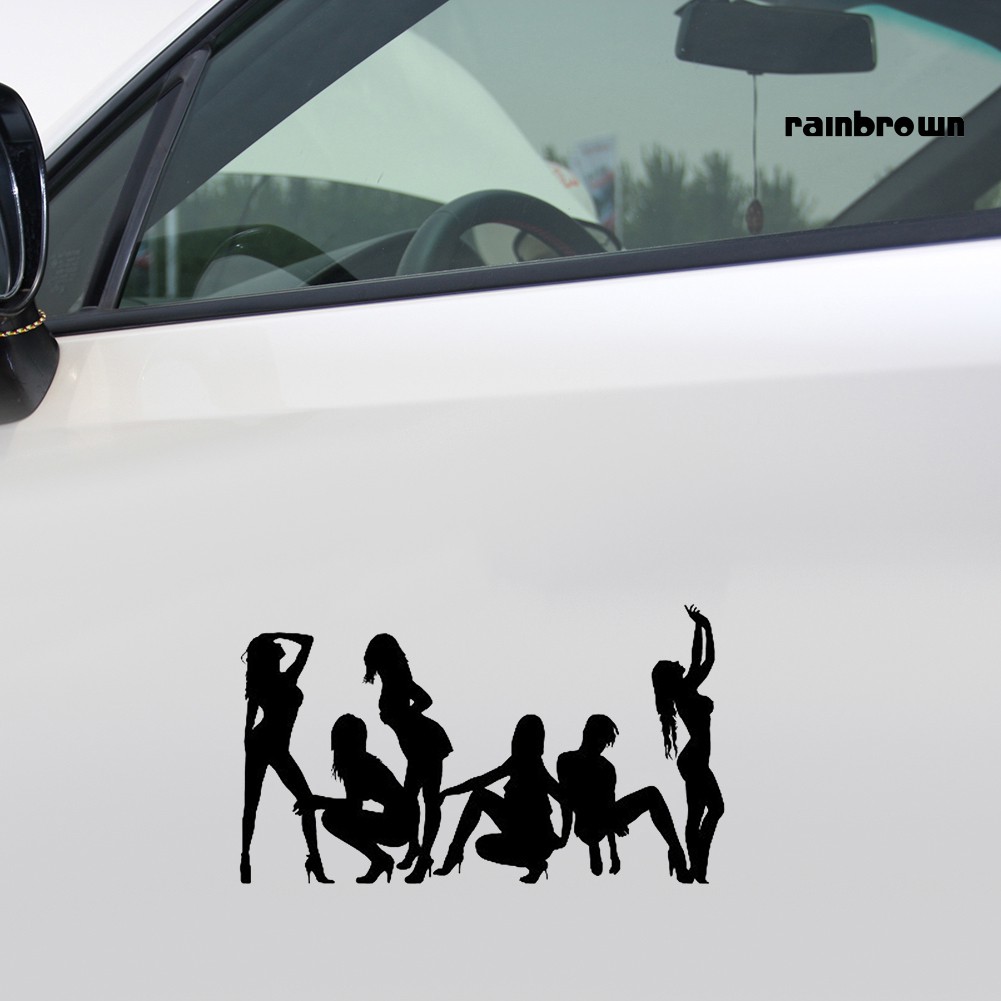 Hình dán xe hơi hình cô gái gợi cảm vui nhộn