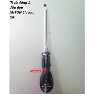 Tô vít đóng 1 đầu dẹp ANTON 6ly loại tốt
