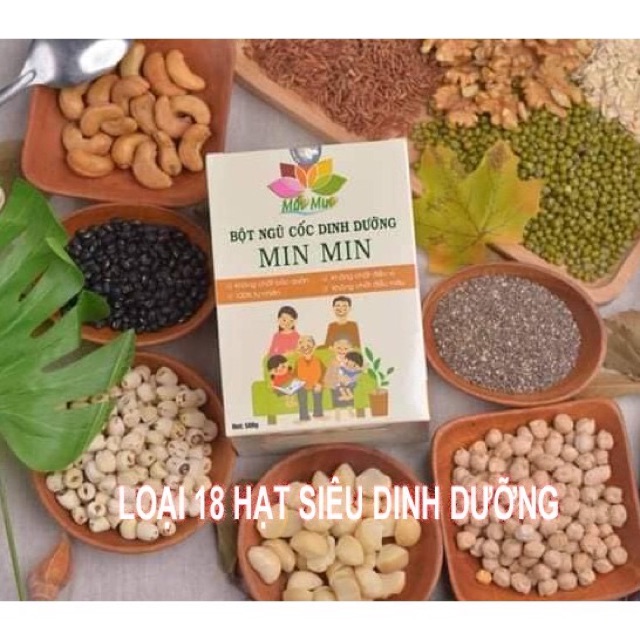 ( tặng ví mini) Ngũ Cốc Lợi Sữa Min Min 500g- Bột Ngũ Cốc Lợi Sữa MinMin