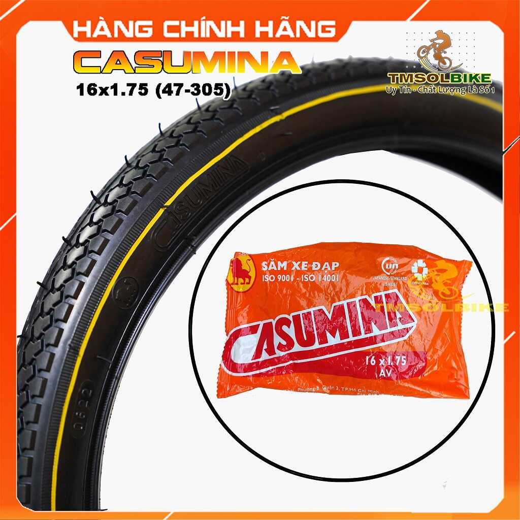Vỏ Xe Đạp 16x1.75, Lốp Xe Đạp 16x1.75, Săm Vỏ Ruột Lốp Xe Đạp 16x.75