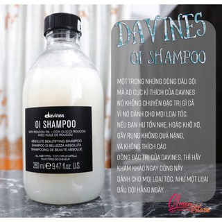 Dầu Gội Hoàn Mỹ Suôn Mượt Davines OI Shampoo 280ml