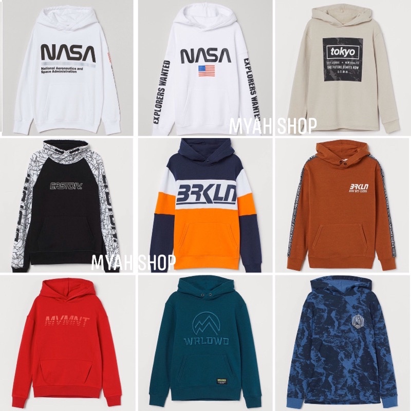 Áo nỉ có mũ hoodie H&M