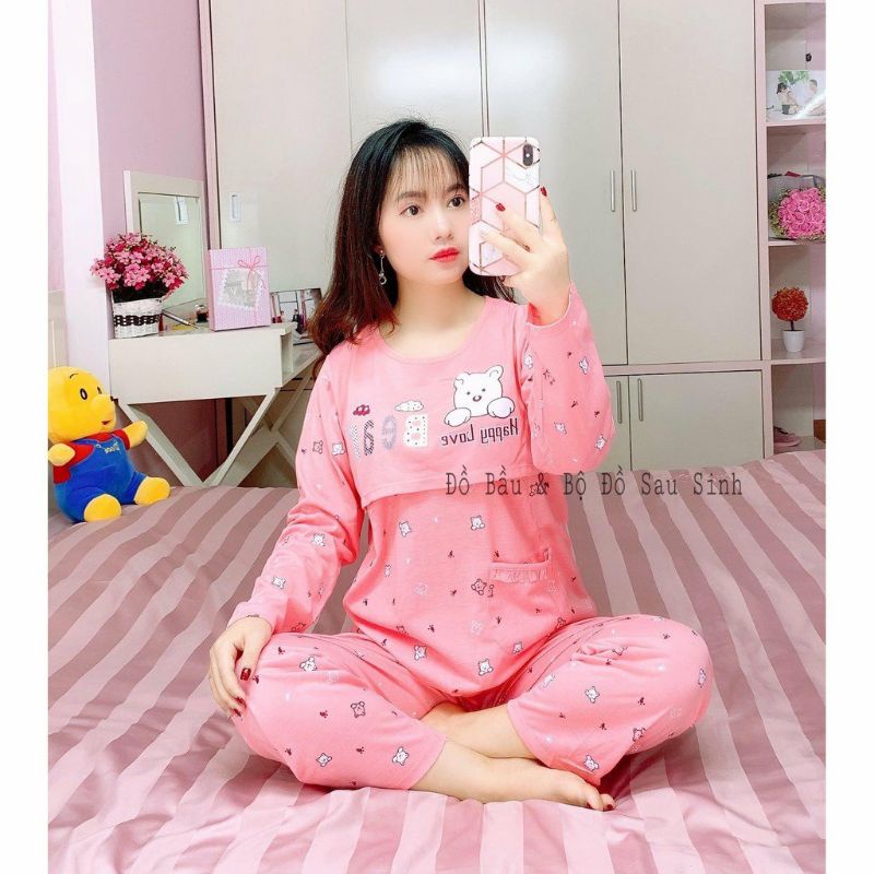 Bộ bầu kết hợp sau sinh lật ngực cho con bú ( nhiều mẫu )