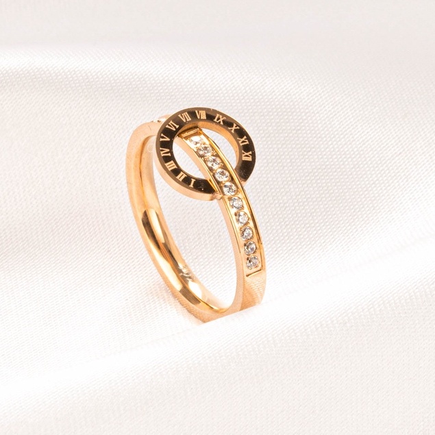 Nhẫn CDE In Love Forever Crystal Rose Gold Ring CDE8000RG