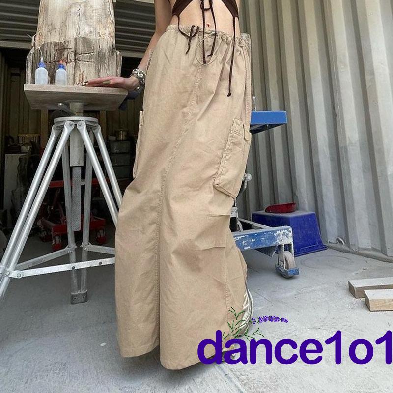 Chân Váy Dài Màu Sắc Retro Khiêu Vũ1O1-Y2k