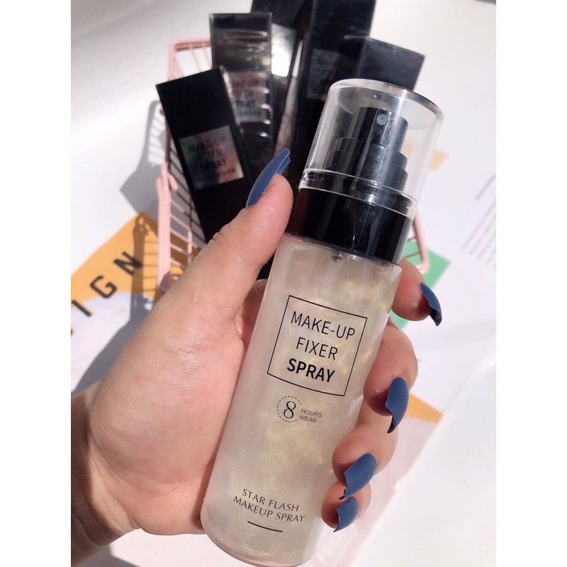 XỊT KHOÁ NỀN & BẮT SÁNG CĂNG BÓNG LỚP MAKEUP SUỐT 8 TIẾNG SPRAY | BigBuy360 - bigbuy360.vn