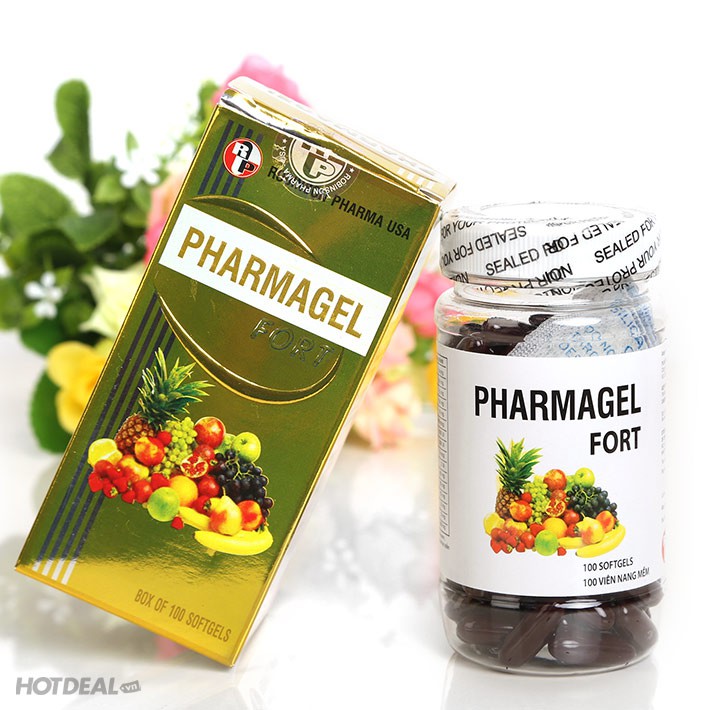 Pharmagel Fort- Hỗ trợ bổ sung vitamin giúp bồi bổ sức khỏe, tăng cường miễn dịch của cơ thể (100 viên)