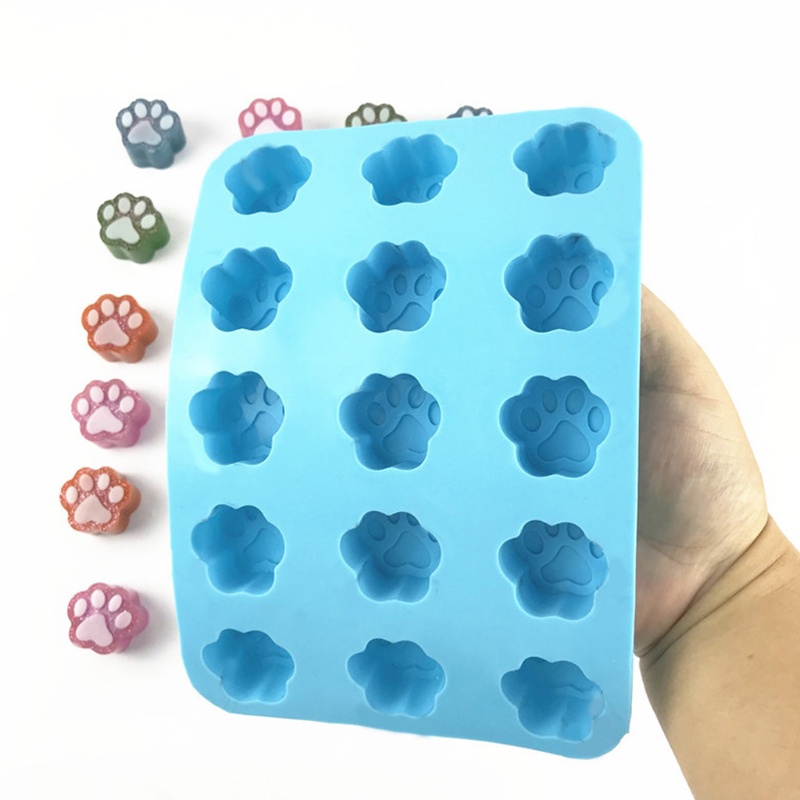 Khuôn Silicone Hình Dấu Chân Chó Làm Đồ Trang Sức