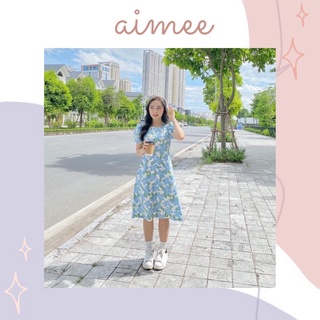 ĐẦM SUÔNG DÀI HOA XINH XẮN