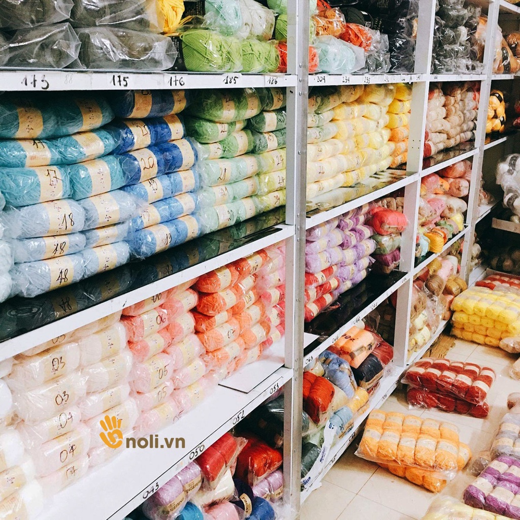 Len nhung 2mm đan móc thú bông, khăn, áo, váy siêu mềm mịn, không rụng lông, bảng màu đa dạng 50g nội địa Trung (20-40)