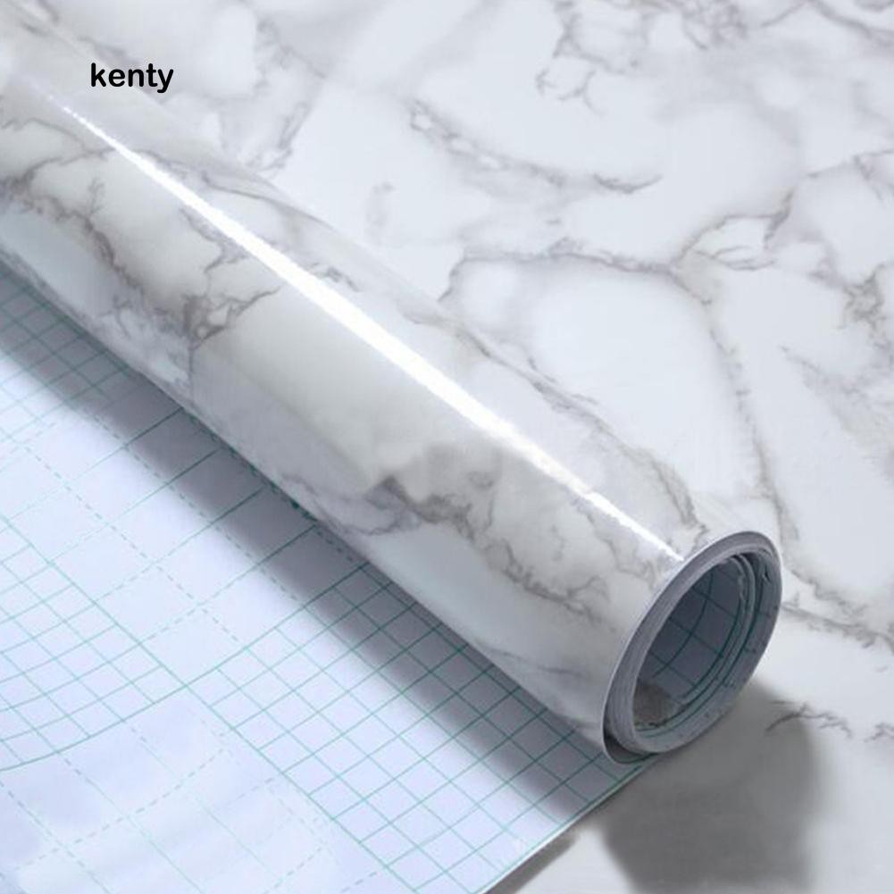 Miếng dán trang trí tường giả hình nền gạch đá cẩm thạch 50cm x 60cm