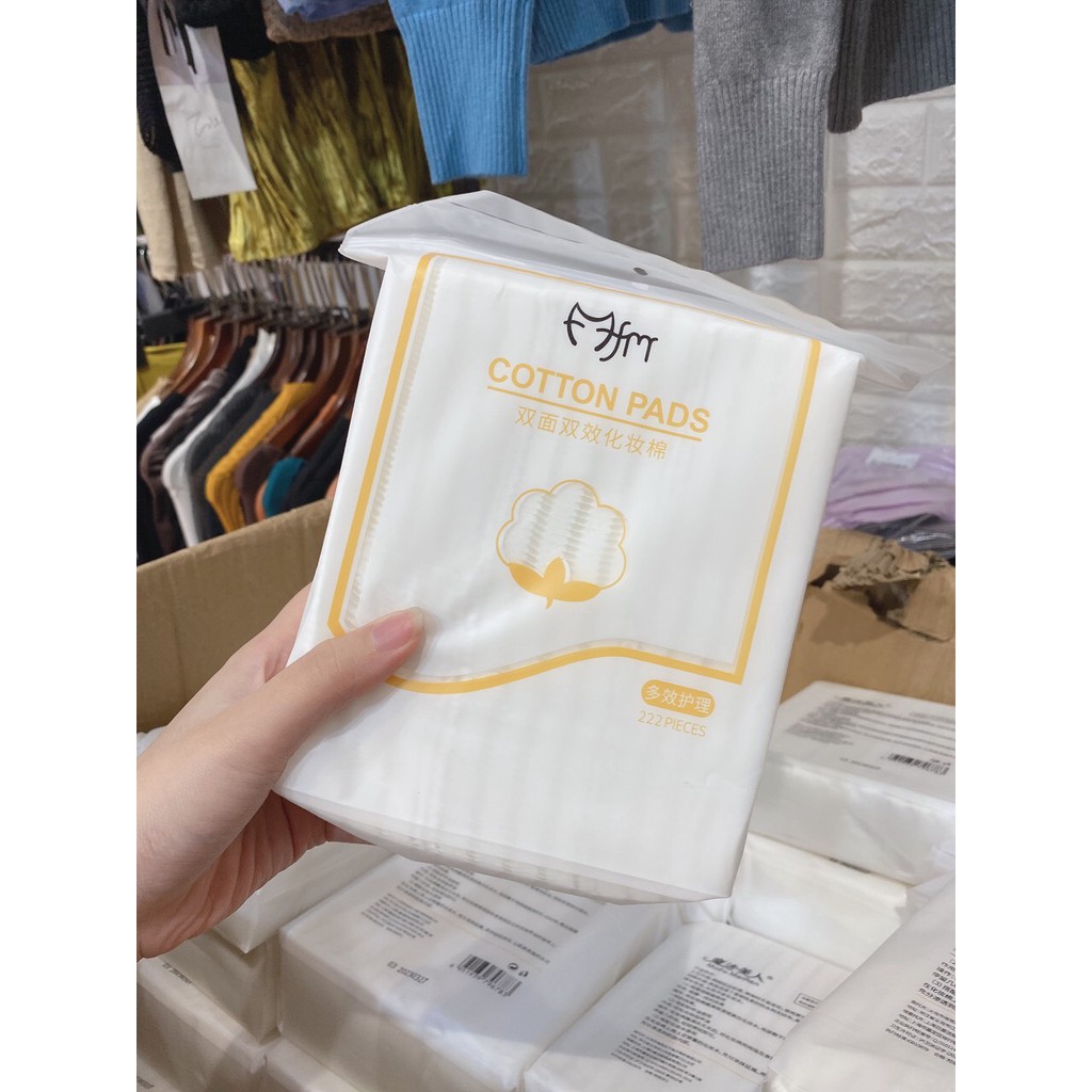 Bông tẩy trang Cotton Pads 222 miếng_𝐏𝟏𝟗