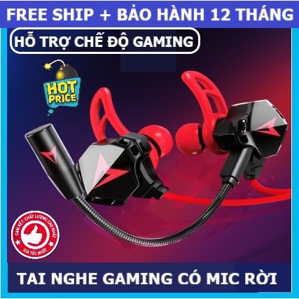 Tai Nghe Gaming 2021 Chống Ồn Cao Cấp GH5   Gamer Pro Phiên Bản Nâng Cấp sendem S2 , Tặng Bộ Phụ Kiện Mic Rời