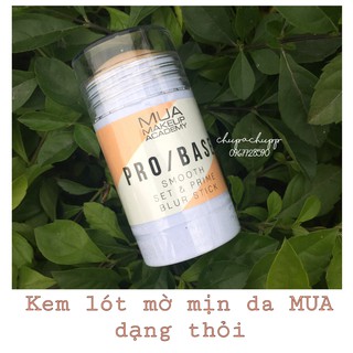 Kem Lót Mờ Mịn Da Dạng Thỏi MUA Pro Base Smooth, Set & Primer Blur Stick