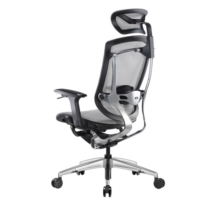 Ghế Ergonomic Công Thái Học GTChair Marrit X Lưới Xám 5D - Chế độ ngả 135 độ - Điều chỉnh linh hoạt
